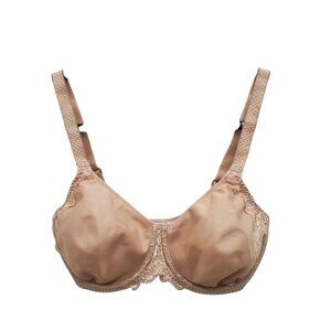 Simone Perele 12A380 Caressa Minimizer Unlined Nude Underwire Bra Size 32E